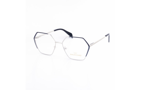 METAL OPTICAL FRAME 57-16 (140) SILVER & BLACK