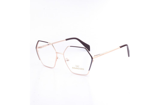 METAL OPTICAL FRAME 57-16 (140) GOLD & GUN