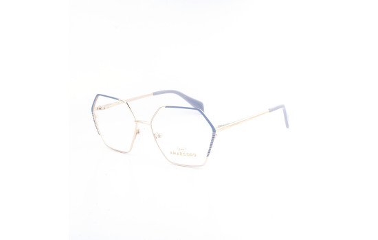 METAL OPTICAL FRAME 57-16 (140) GOLD & BROWN