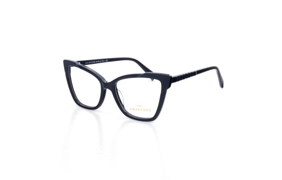 PLASTIC OPTICAL FRAME 54-17 (140) BLACK