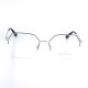 METAL HALF RIM FRAME 54-18 (140) SILVER & BLACK