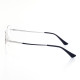 METAL HALF RIM FRAME 54-18 (140) SILVER & BLACK