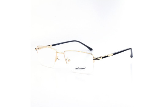 METAL HALF RIM FRAME 53-18 (140) GOLD