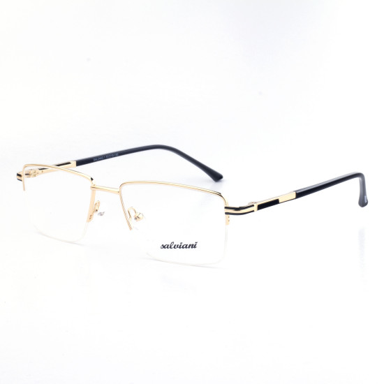 METAL HALF RIM FRAME 53-18 (140) GOLD