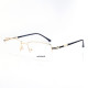 METAL HALF RIM FRAME 53-18 (140) GOLD