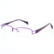 METAL HALF RIM FRAME 50-17 (140) S. VIOLET
