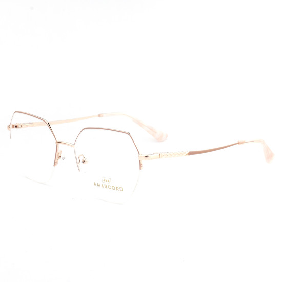 METAL HALF RIM FRAME 54-18 (140) GOLD
