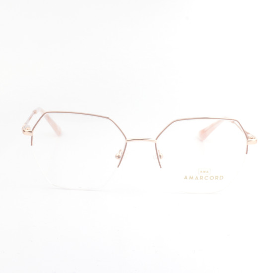 METAL HALF RIM FRAME 54-18 (140) GOLD