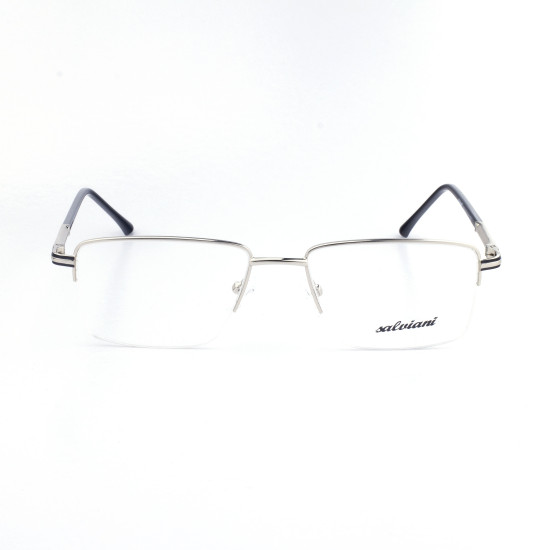 METAL HALF RIM FRAME 53-18 (140) SILVER