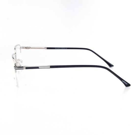 METAL HALF RIM FRAME 53-18 (140) SILVER