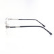METAL HALF RIM FRAME 53-18 (140) SILVER