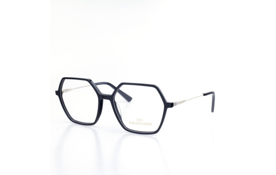 PLASTIC OPTICAL FRAME 55-17 (142)  BLACK