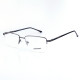 METAL HALF RIM FRAME 53-18 (140) MATT GUN