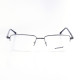 METAL HALF RIM FRAME 53-18 (140) MATT GUN
