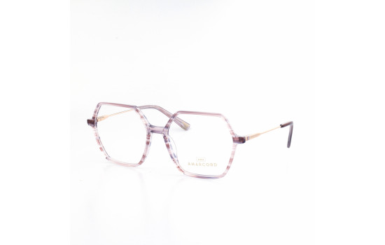 PLASTIC OPTICAL FRAME 55-17 (142) VIOLET DEMI