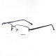 METAL HALF RIM FRAME 53-18 (140) MATT BLACK