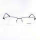 METAL HALF RIM FRAME 53-18 (140) MATT BLACK