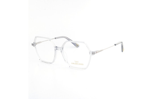 PLASTIC OPTICAL FRAME 55-17 (142) CRYSTAL