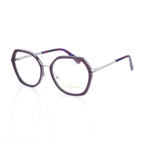 PLASTIC OPTICAL FRAME 54-19 (140) BURGUNDY