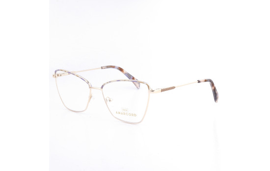 METAL OPTICAL FRAME 55-16 (140) GOLD & VIOLET