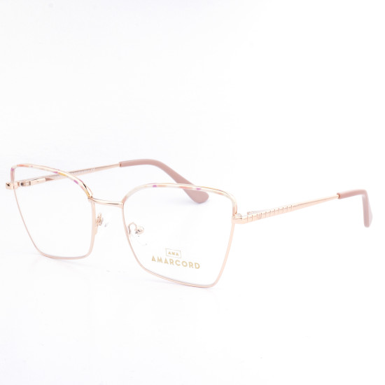 METAL OPTICAL FRAME 54-18 (140) GOLD & ROSE