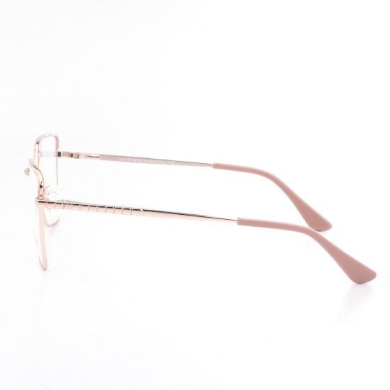 METAL OPTICAL FRAME 54-18 (140) GOLD & ROSE