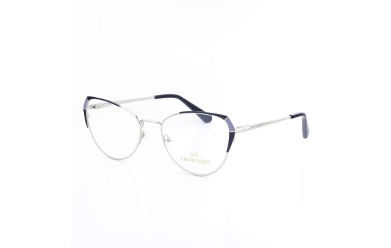 METAL OPTICAL FRAME 55-18 (140) SILVER & BLACK