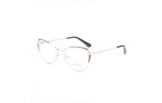 METAL OPTICAL FRAME 55-18 (140) GOLD & BROWN