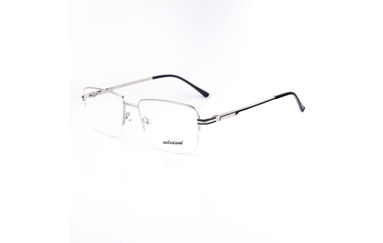 METAL HALF RIM FRAME 55-17 (140) SILVER