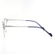 METAL HALF RIM FRAME W/CLIP 55-18 (140) SILVER / B
