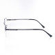 METAL HALF RIM FRAME 55-17 (140) MATT GUN
