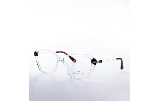 PLASTIC OPTICAL FRAME 55-16 (140) CRYSTAL