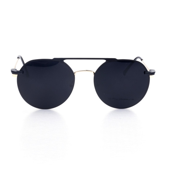 METAL HALF RIM FRAME W/CLIP 48-19 (145) GOLD
