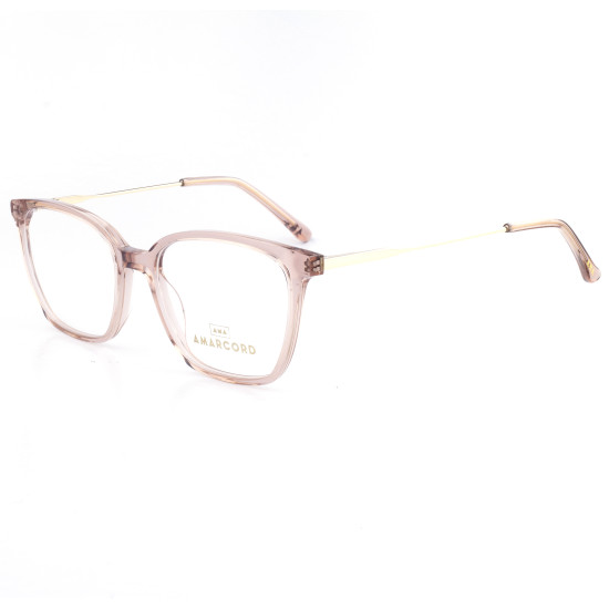 PLASTIC OPTICAL FRAME 52-17 (140) ROSE LIGHT