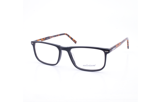 PLASTIC OPTICAL FRAME 53-17 (145) BLACK & BROWN
