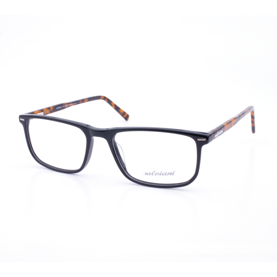 PLASTIC OPTICAL FRAME 53-17 (145) BLACK & BROWN