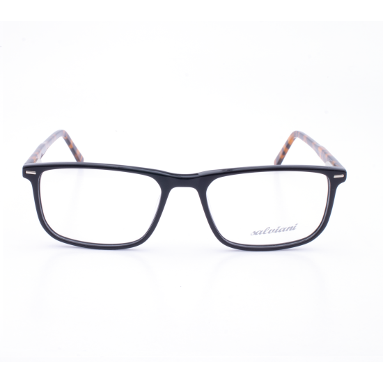 PLASTIC OPTICAL FRAME 53-17 (145) BLACK & BROWN