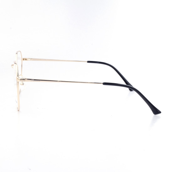 METAL HALF RIM FRAME W/CLIP 52-19 (145) GOLD