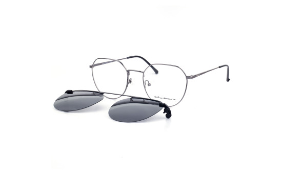 METAL HALF RIM FRAME W/CLIP 52-19 (145) GUN