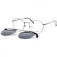 METAL HALF RIM FRAME W/CLIP 52-19 (145) GUN