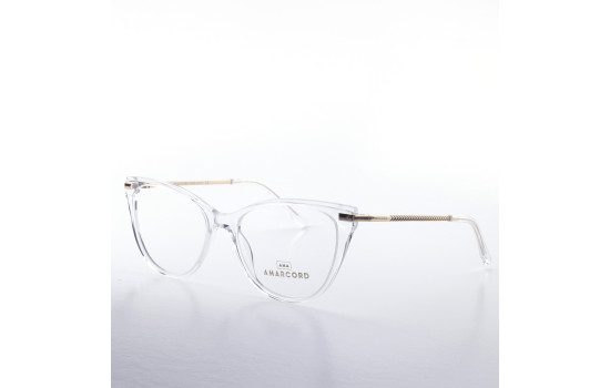 PLASTIC OPTICAL FRAME 53-17 (140) CRYSTAL GRAY