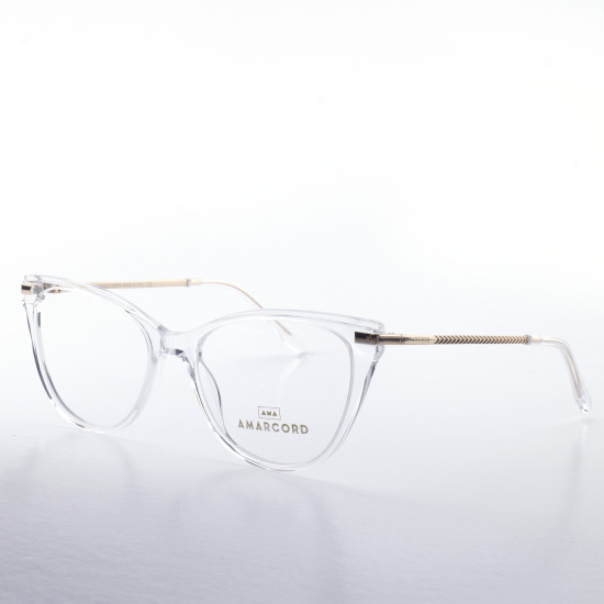 PLASTIC OPTICAL FRAME 53-17 (140) CRYSTAL GRAY