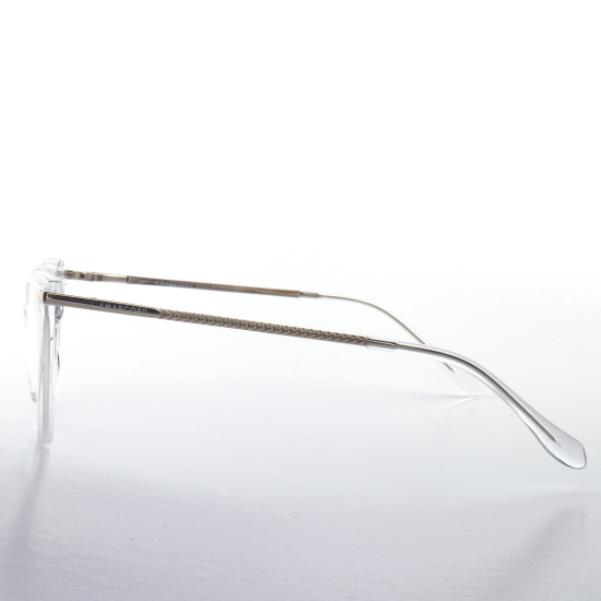 PLASTIC OPTICAL FRAME 53-17 (140) CRYSTAL GRAY
