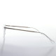PLASTIC OPTICAL FRAME 53-17 (140) CRYSTAL GRAY