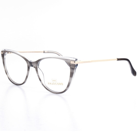 PLASTIC OPTICAL FRAME 53-17 (140) CRYSTAL
