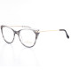 PLASTIC OPTICAL FRAME 53-17 (140) CRYSTAL