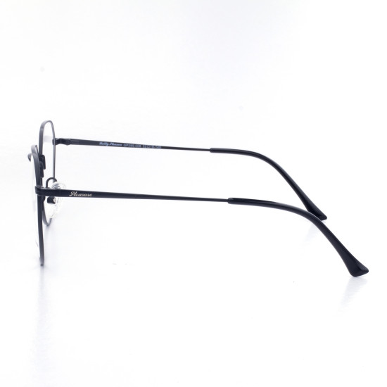 METAL HALF RIM FRAME W/CLIP 52-19 (145) BLACK