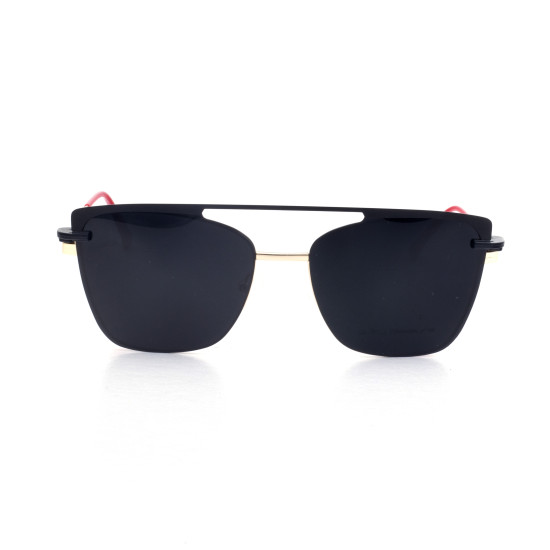 METAL HALF RIM FRAME W/CLIP 54-17 (140) GOLD & BUR