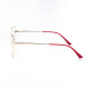 METAL HALF RIM FRAME W/CLIP 54-17 (140) GOLD & BUR
