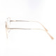 METAL HALF RIM FRAME W/CLIP 54-17 (140) GOLD & BRO